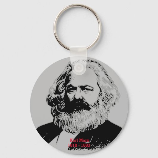 Karl Marx Schlüsselanhänger (Vorderseite)