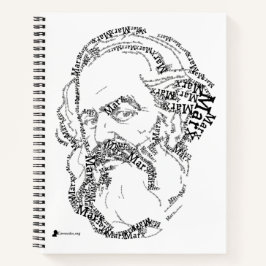 Karl Marx Spiral Notebook Notizblock