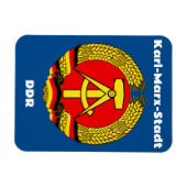 Karl Marx Stadt, Deutsche Republik Magnet (Horizontal)