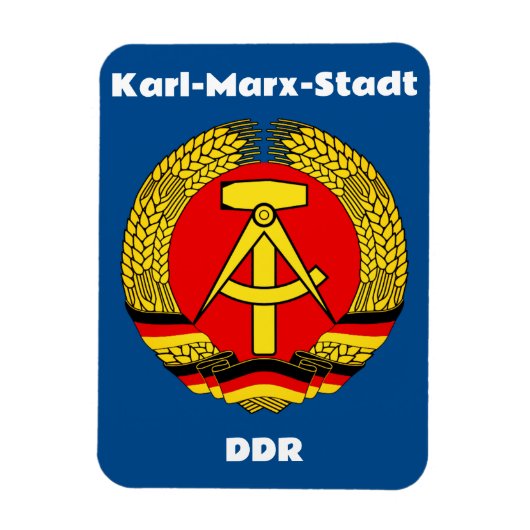 Karl Marx Stadt, Deutsche Republik Magnet (Vertikal)