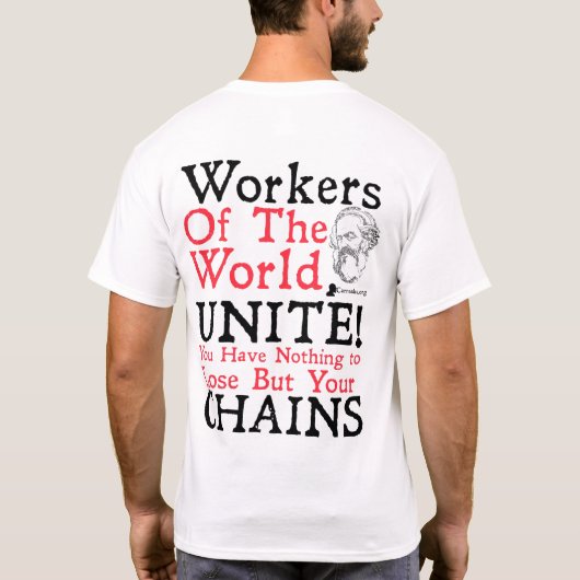 Karl Marx T - Shirt (Rückseite)