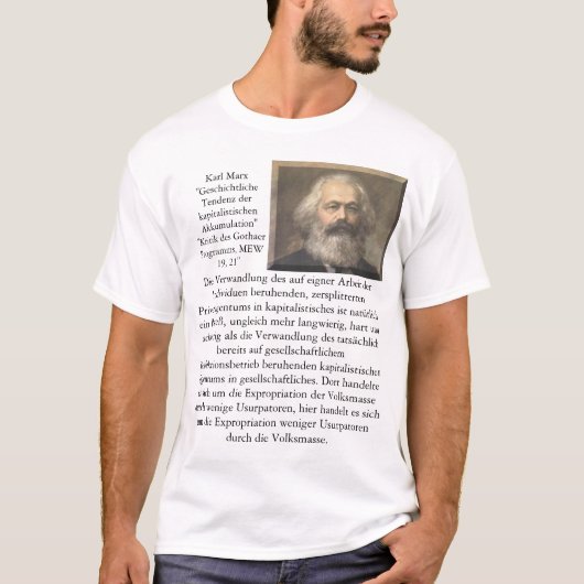 Karl Marx T-Shirt (Vorderseite)