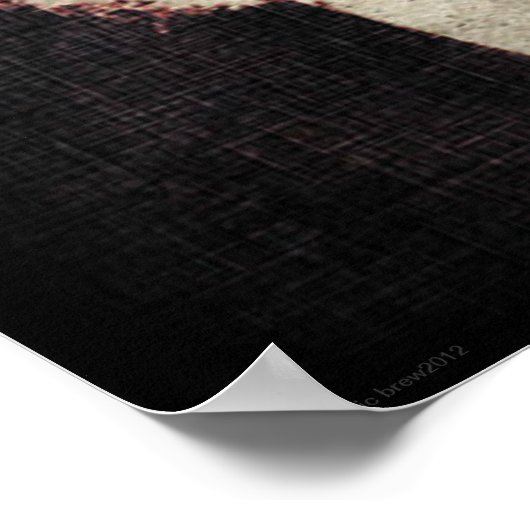 Karl Marx und Adam Smith, der Zen Poster (Ecke)