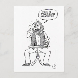 Karl Marx versage SPGB-Test Postkarte