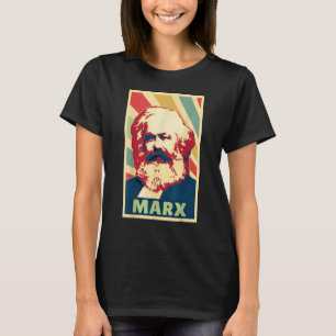 Karl Marx Vintag Colors T-Shirt