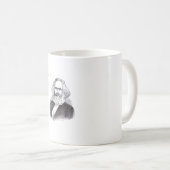 Karl Marx Vintag Kaffeetasse (VorderseiteRechts)