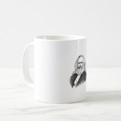 Karl Marx Vintag Kaffeetasse (Vorderseite Links)
