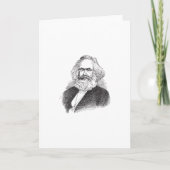 Karl Marx Vintag Karte (Vorderseite)