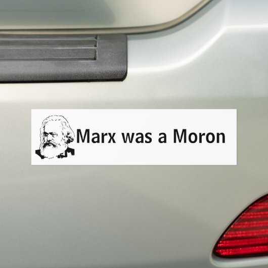 Karl Marx war ein Idiot Autoaufkleber (Auf Auto)