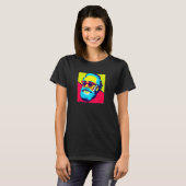 Karl Marx with Sunglasses Pop Art Portrait of Revo T-Shirt (Vorne ganz)
