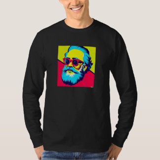 Karl Marx with Sunglasses Pop Art Portrait of Revo T-Shirt