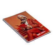 Karl Marx Zitat Design - Seien Sie die Veränderung Notizblock (Rechte Seite)