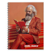 Karl Marx Zitat Design - Seien Sie die Veränderung Notizblock (Vorderseite)
