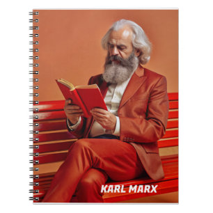 Karl Marx Zitat Design - Seien Sie die Veränderung Notizblock