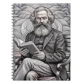 Karl Marx Zitat Design - Seien Sie die Veränderung Notizblock (Vorderseite)