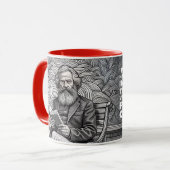 Karl Marx Zitat Design - Seien Sie die Veränderung Tasse (Vorderseite Links)