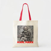 Karl Marx Zitat Design - Seien Sie die Veränderung Tragetasche (Vorne)