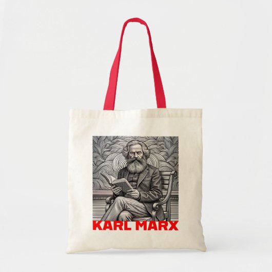 Karl Marx Zitat Design - Seien Sie die Veränderung Tragetasche (Vorne)