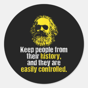 Karl Marx Zitat Funny Sozialistisches Party Dsa Runder Aufkleber