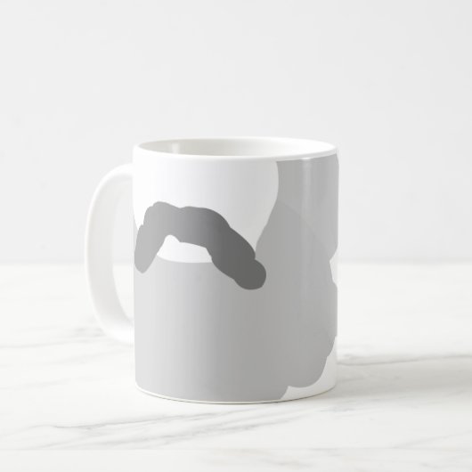 Karl- Marxbart-Tasse Kaffeetasse (Vorderseite Links)