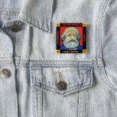 Karl- Marxknopf-Abzeichen Button (Beispiel)