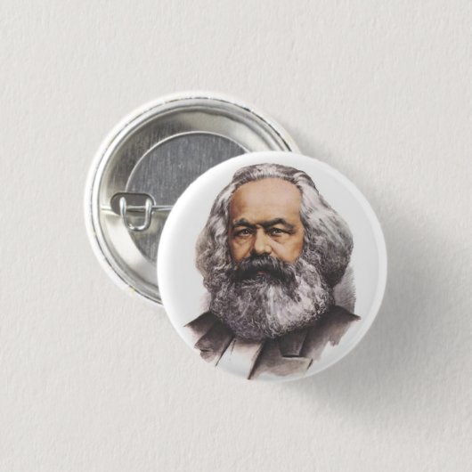 Karl- Marxknopf Button (Vorne & Hinten)