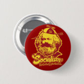 Karl- Marxsozialismus-Knopf Button (Vorne & Hinten)