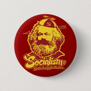 Karl- Marxsozialismus-Knopf Button