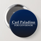 Karl Paladino für Gouverneur Button (Vorne & Hinten)