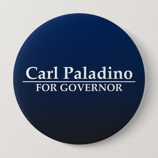 Karl Paladino für Gouverneur Button (Vorderseite)