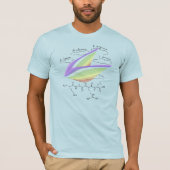 KARL peptide, AUC theme, custom text, light T-Shirt (Vorderseite)
