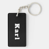 Karl Schlüsselanhänger (Rückseite)