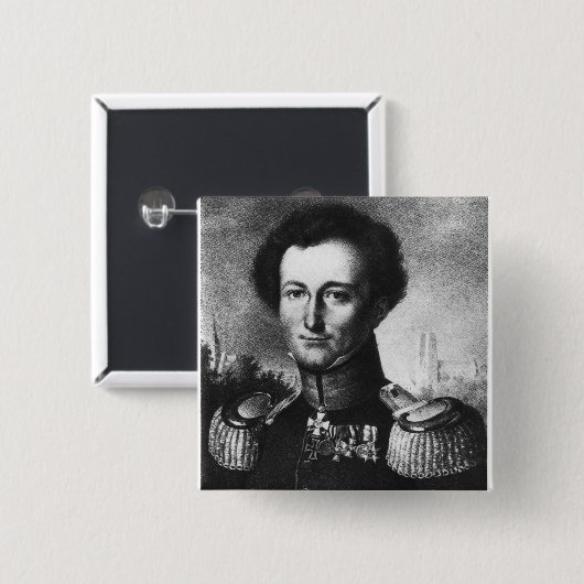Karl von Clausewitz Button (Vorne & Hinten)