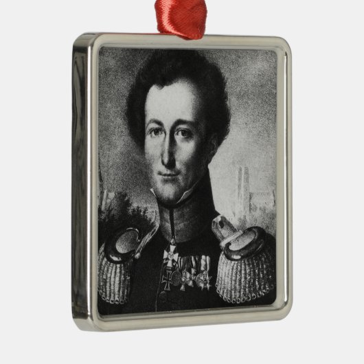 Karl von Clausewitz Silbernes Ornament (Rechts)