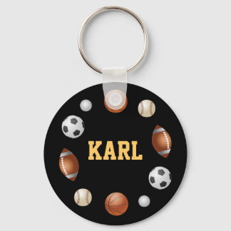 Karl World of Sports Schlüsselanhänger - Black