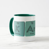Karla als Kaliumargon-Lanthan Tasse (Vorderseite Links)