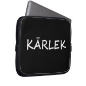 Kärlek, schwedische Liebe Laptopschutzhülle (Vorne Rechts)