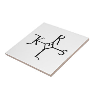 Karlemagne-Monogramm Fliese