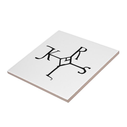 Karlemagne-Monogramm Fliese (Seite)