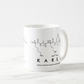 Karli Peptidname Tasse (VorderseiteRechts)