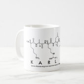 Karline Peptidname Tasse (Vorderseite Links)