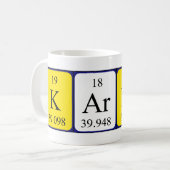 Karline Periodenname Tasse (Vorderseite Links)