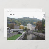 Karlovy Vary Postkarte (Vorne/Hinten)
