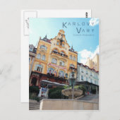 Karlovy Vary, Tschechische Foto Postkarte (Vorne/Hinten)
