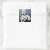 Karls de Secondat Baron de Quadratischer Aufkleber (Tasche)