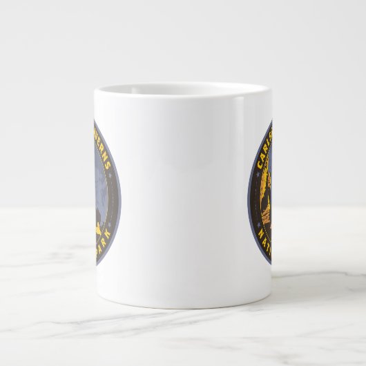 Karlsbad Nationalpark Jumbo-Tasse (Vorderseite)