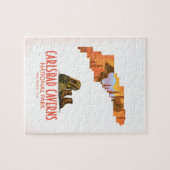 Karlsbad Nationalpark neue mexico Karte Puzzle (Horizontal)