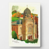 Karlsbad Synagoge Fotoplatte (Vorderseite)