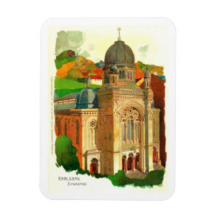 Karlsbad Synagoge Magnet