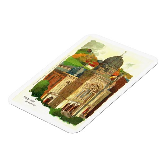 Karlsbad Synagoge Magnet (Linke Seite)